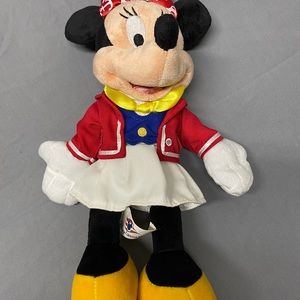 Captain Minnie Mouse Plush – Disney Cruise Line – Small –11”